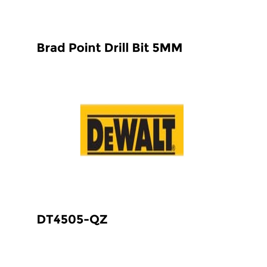 Brad Point Drill Bit 5mm DEWDT4505QZ