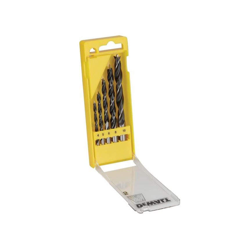 Brad Point Drill Bit Set, 5 Piece DEWDT4535QZ