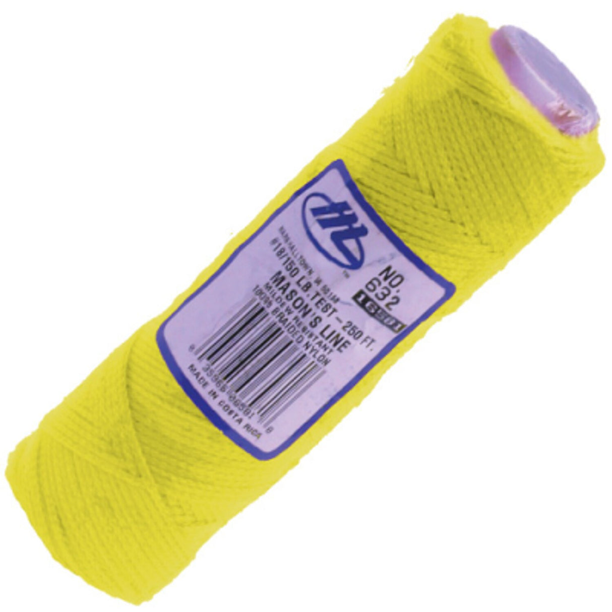 Braided Nylon Mason's Line 250ft Fluorescent Yellow