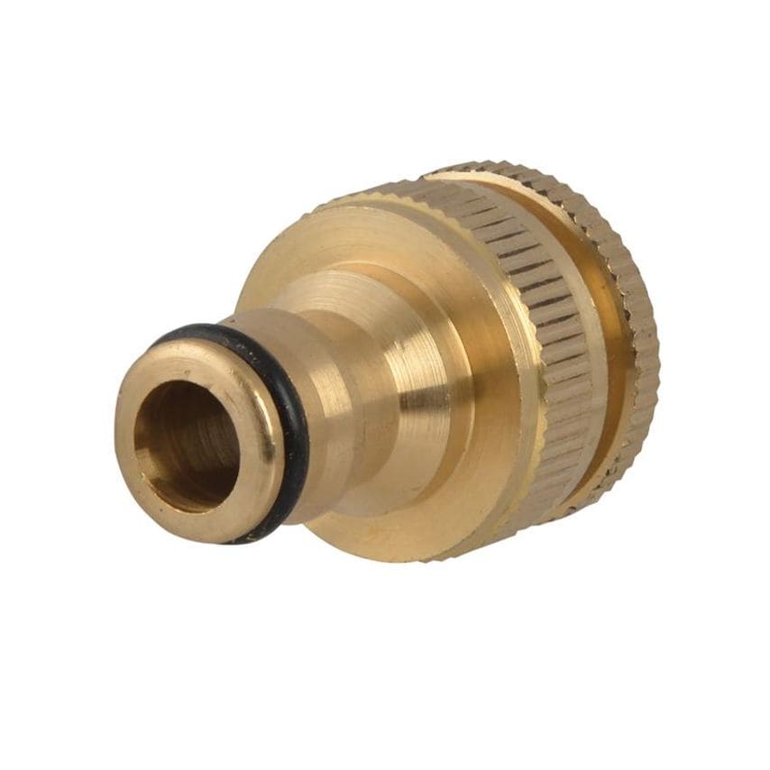 Brass Dual Tap Connector 12.5-19mm (1/2 - 3/4in) FAIHOSETC
