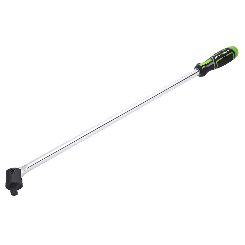 Breaker Bar 600mm 1/2" Square Drive - Hi-vis Green