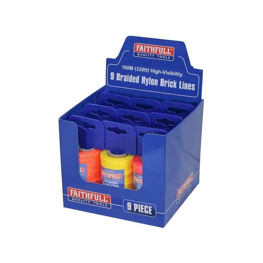 Brick Line Replacement Dispenser Reel CDU, 9 Piece FAIBLDISPCDU