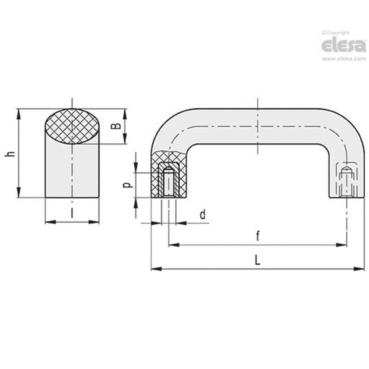 Bridge handle-M.243/140