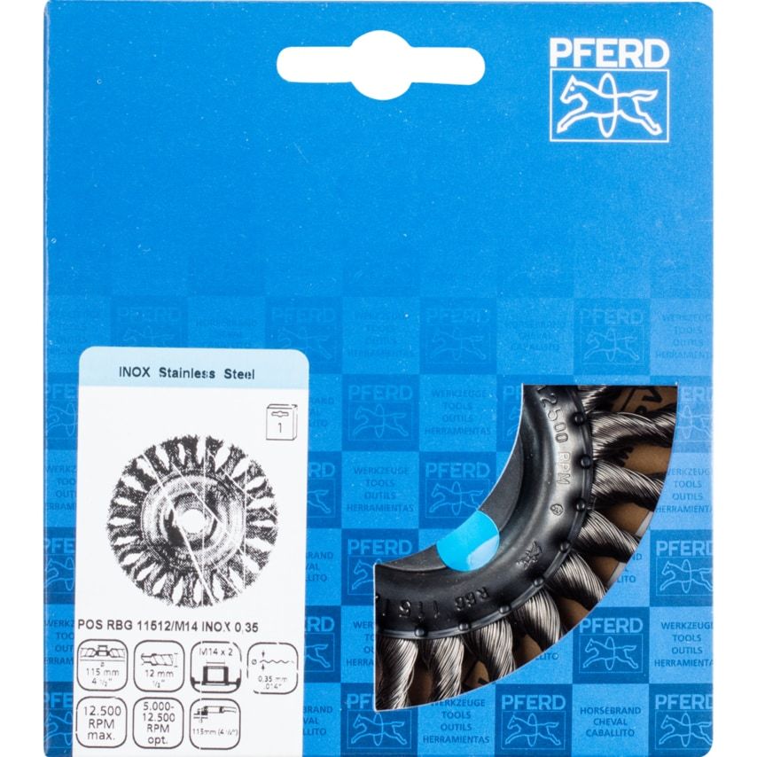 Brush POS RBG 11512/M14 Inox 0,35