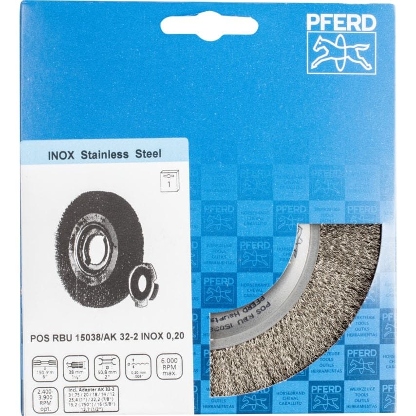 Brush POS RBU 15038/AK 32-2 Inox 0,20
