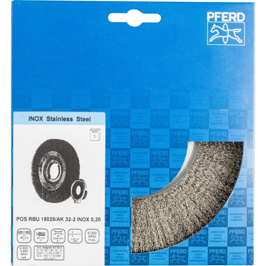 Brush POS RBU 18025/AK 32-2 Inox 0,20