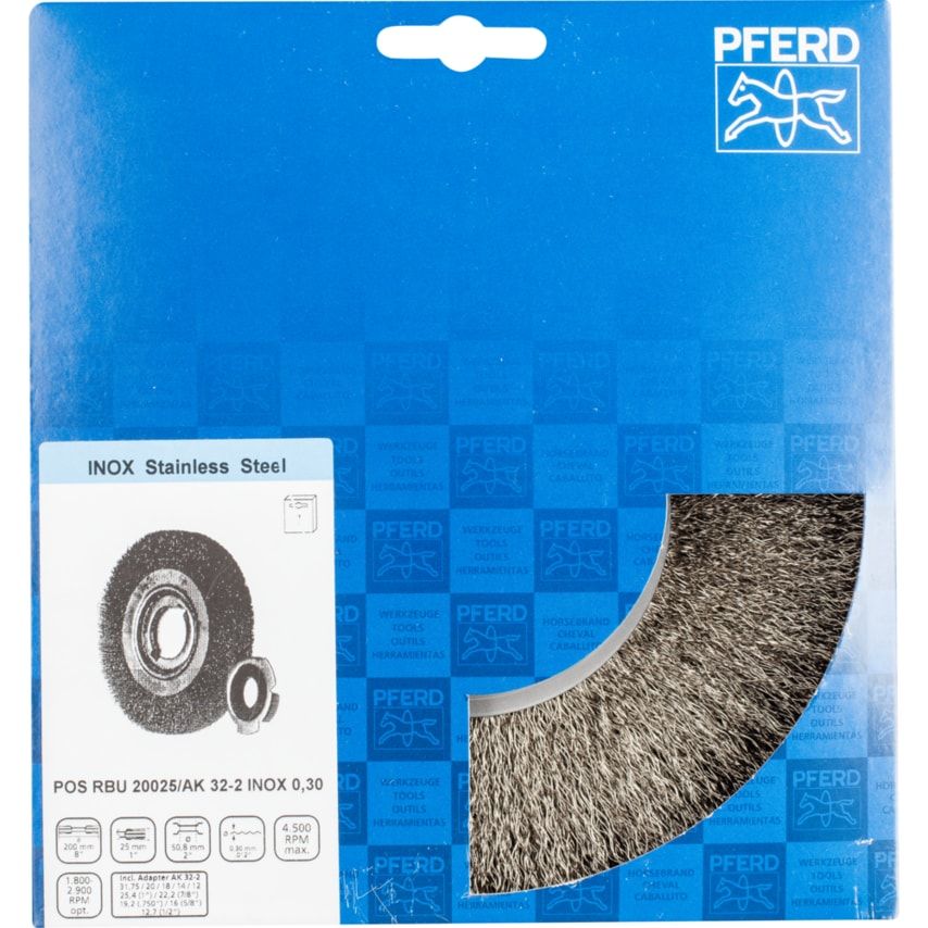 Brush POS RBU 20025/AK 32-2 Inox 0,30