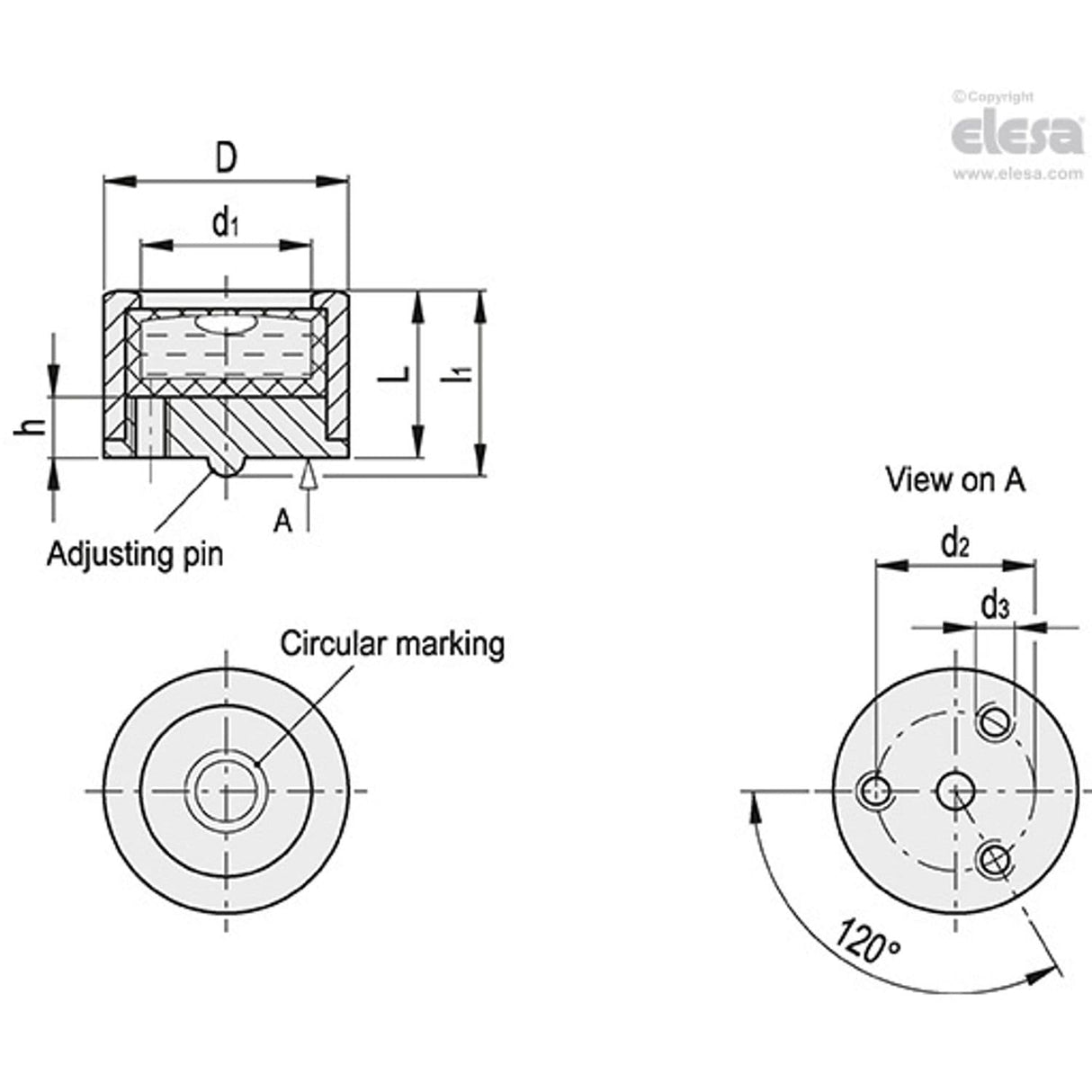 Bull's Eye Level-BEL-AD-ANB-17-K-30