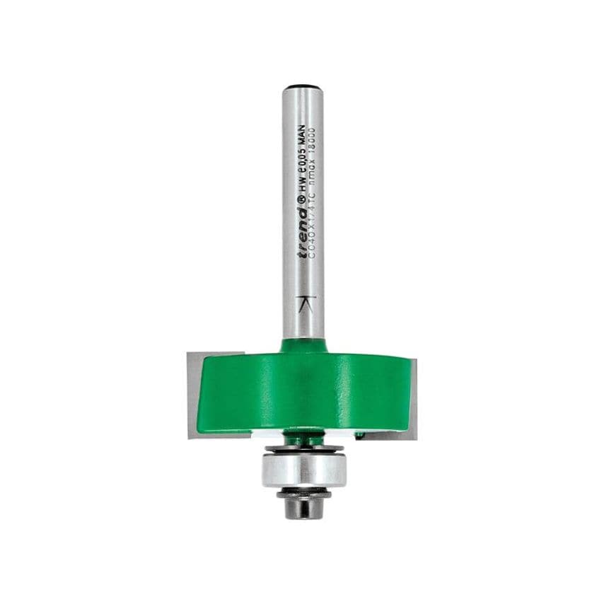 C040 x 1/4 TCT Bearing Guided Rebater 35.0mm TREC04014TC