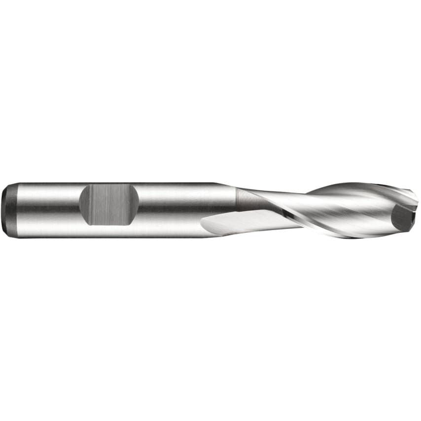 C123 3/8" HSS-E-PM 2 Flute Flatted Shank Slot Drill DIN 844K