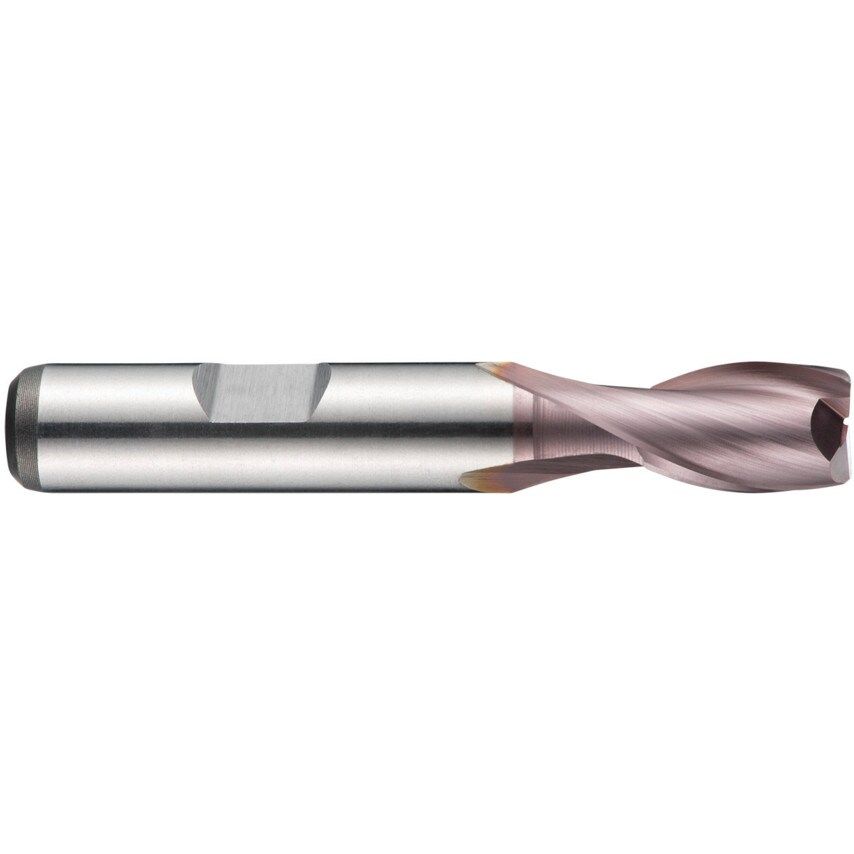 C126 15.00MM HSS-E 2 Flute Weldon Shank Slot Drill - TiCN Coated - DIN 327D