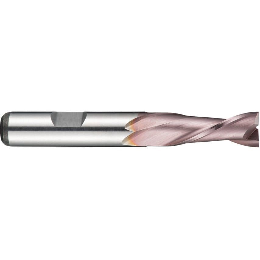 C139 11.00MM HSS-E-PM 2 Flute Flatted Shank Slot Drill - TiCN Coated DIN 844 K