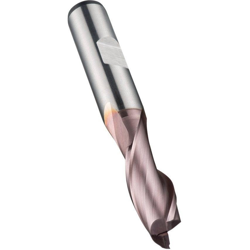 C139 18.00MM HSS-E-PM 2 Flute Flatted Shank Slot Drill - TiCN Coated DIN 844 K