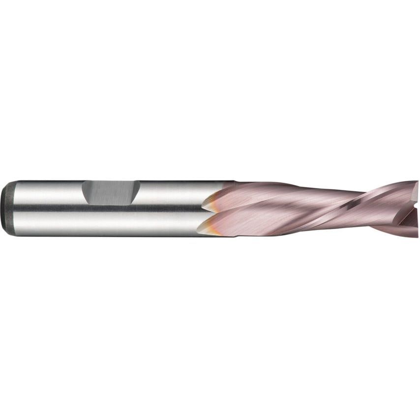 C139 9.00MM HSS-E-PM 2 Flute Flatted Shank Slot Drill - TiCN Coated DIN 844 K