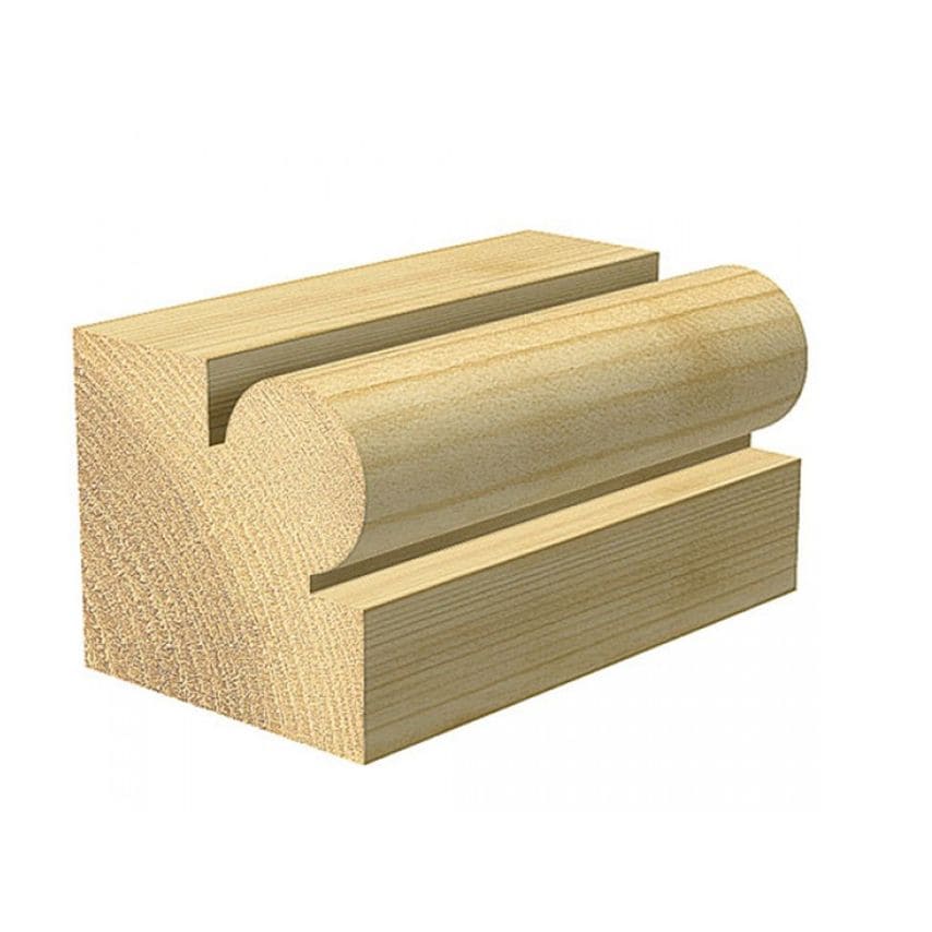 C140 x 1/4 TCT Bearing Guided Corner Bead 3.2mm Radius TREC14014TC