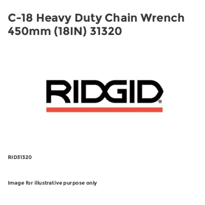 C-18 Heavy Duty Chain Wrench 450mm (18IN) 31320