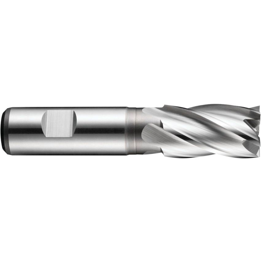 C247 14.00MM HSS-E Multi Flute Flatted Shank End Mill - DIN 844K
