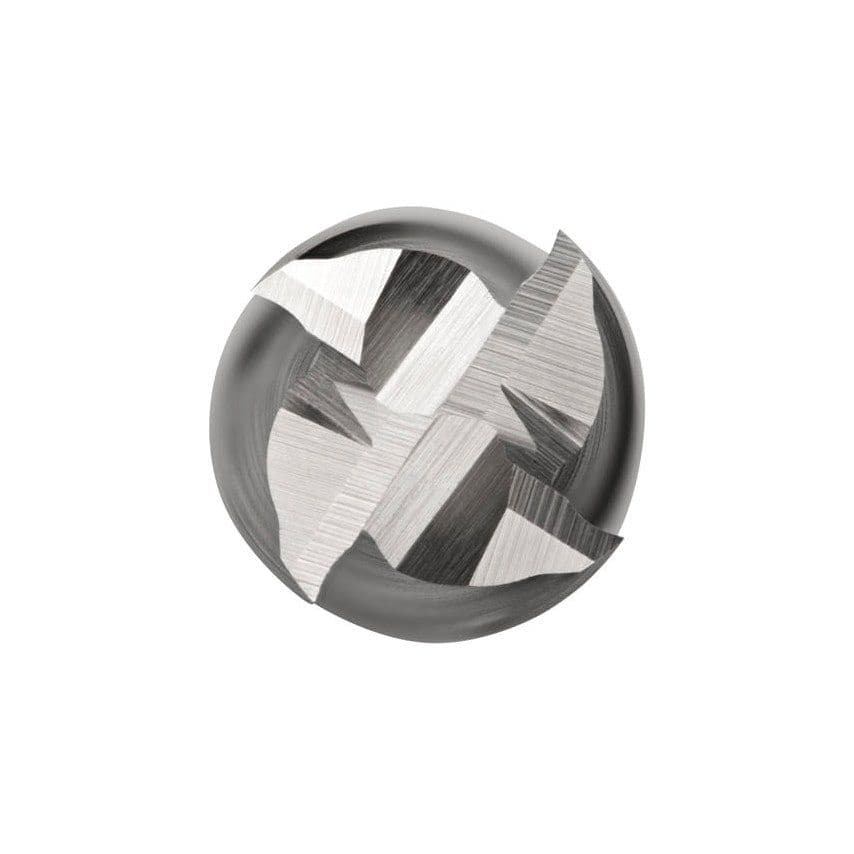 C2735/8 HSS-E Multi Flute Flatted Shank Long Series End Mill - DIN 844L