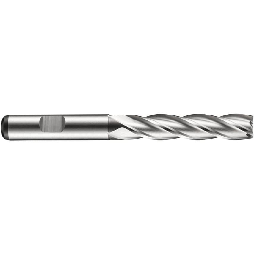 C273 1/8" HSS-E Multi Flute Flatted Shank Long Series End Mill - DIN 844L