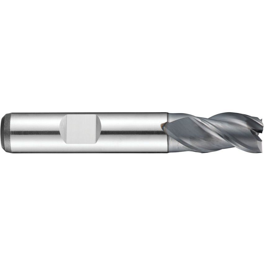 C367 7.00MM HSS-E 3 Flute Flatted Shank Slot Drill - Alcrona Coated - DIN 327D