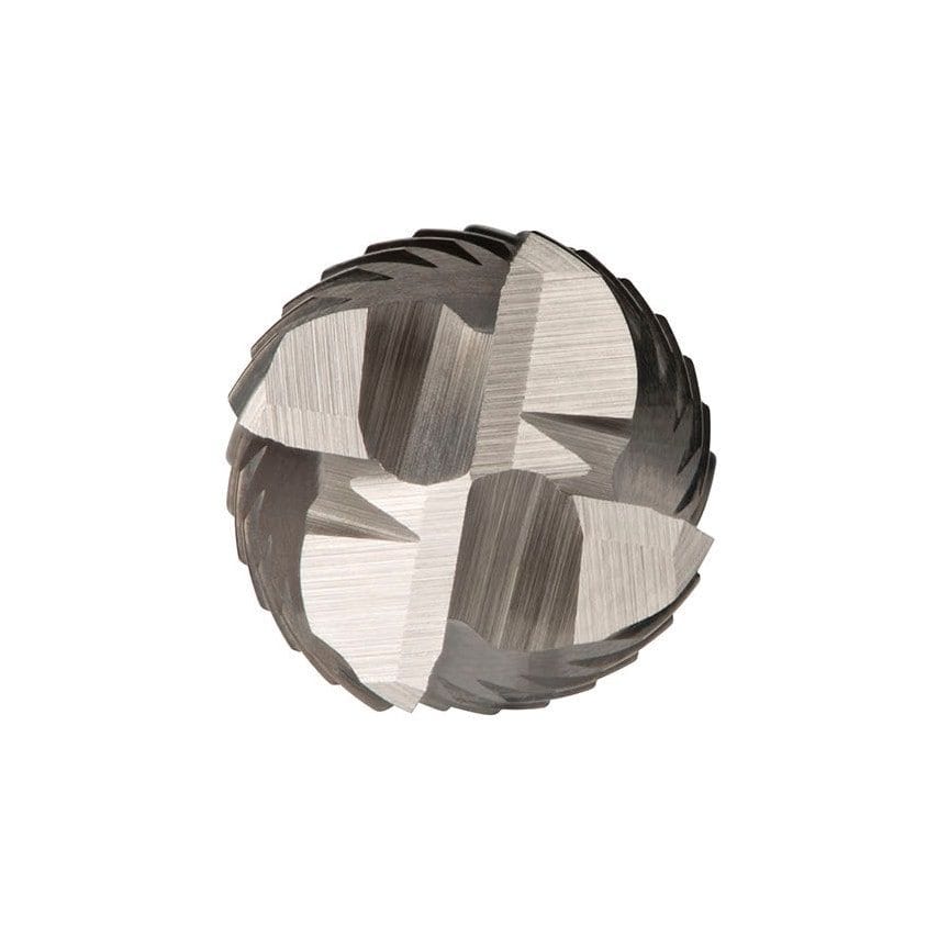 C407 12.00MM HSS-E Flatted Shank Multi Flute Roughing End Mill DIN 844 K