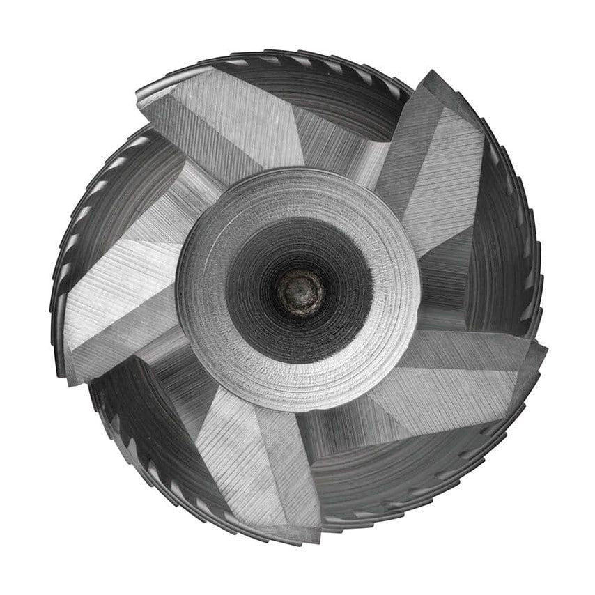 C413 20.00MM HSS-E Flatted Shank Multi-flute Roughing End Mill - TiCN Coated DIN 844 K