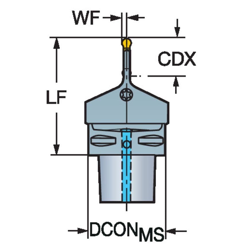 C4-NF123G20-00070B Cutting Unit for Parting/Grooving