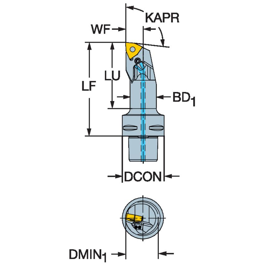 C4-PWLNR-17090-08HP Cutting Unit for Turning