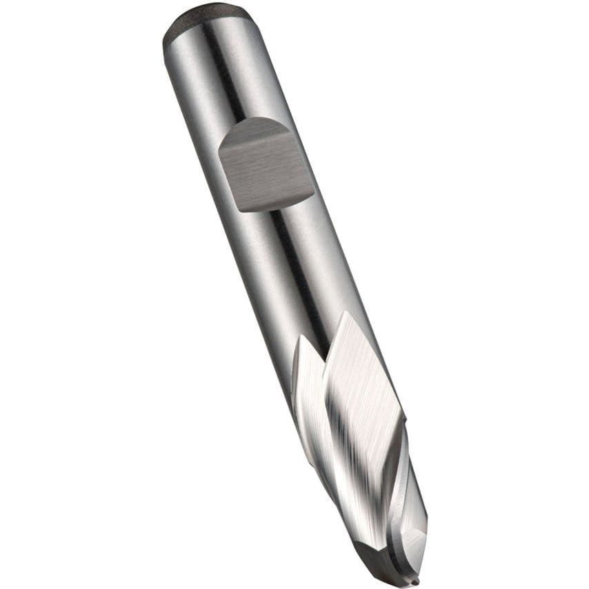 C500 6.00MM HSS-E 2 Flute Flatted Shank Ball Nosed Slot Drill DIN 327 D