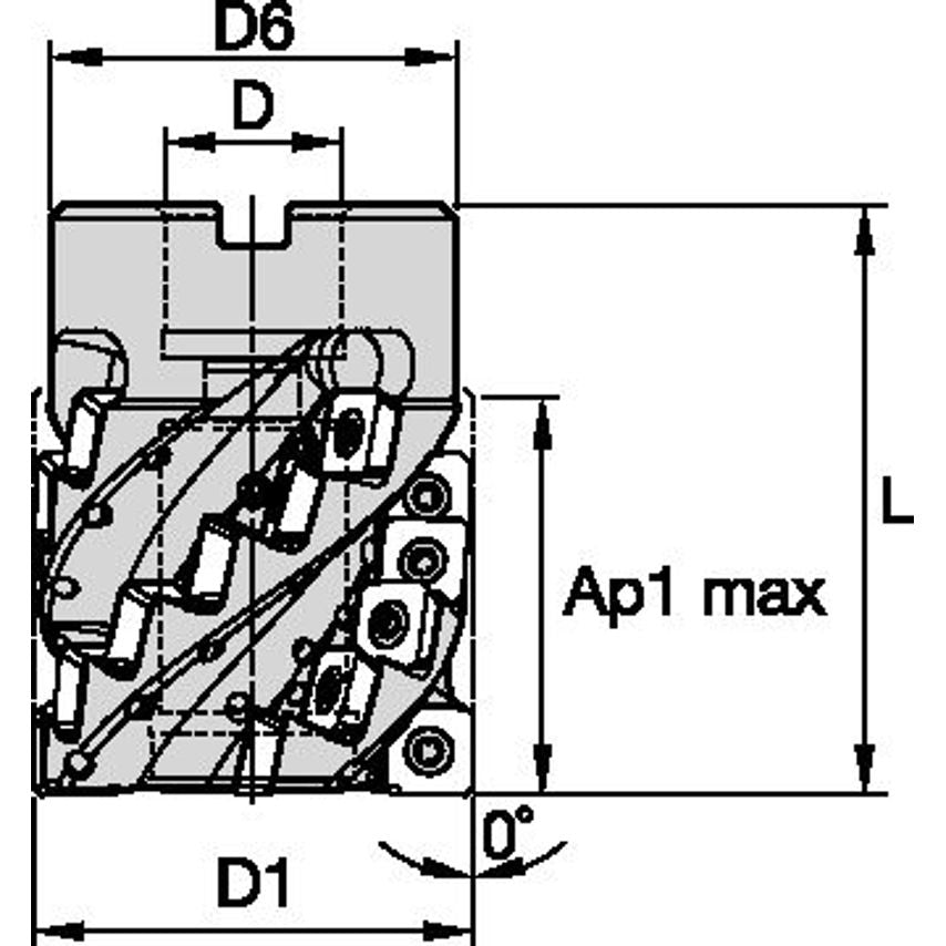 C5230VS12-A2.5Z4R3.70 Milling Toolholder