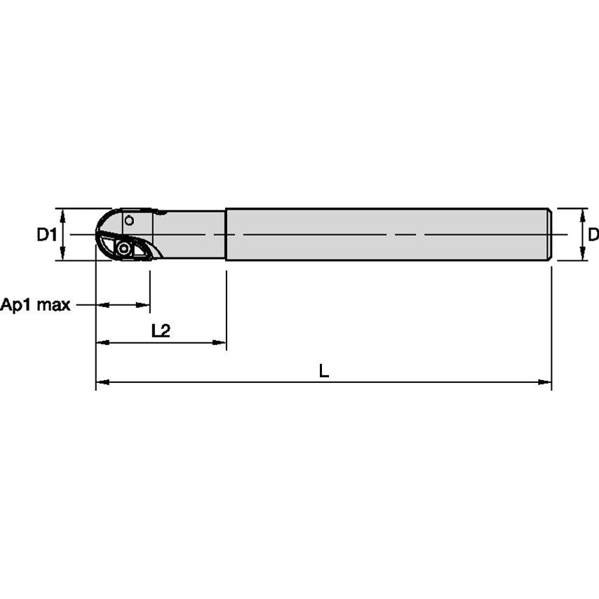C5505VX06CA.75R1.7 Milling Toolholder