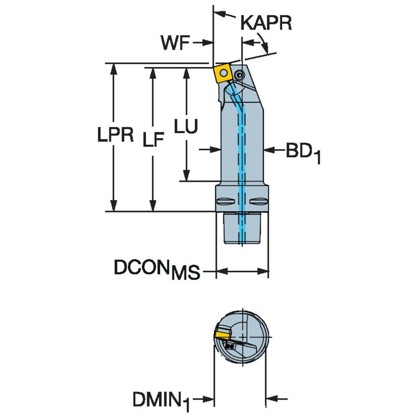 C5-PSKNR-22110-12HP Cutting Unit for Turning