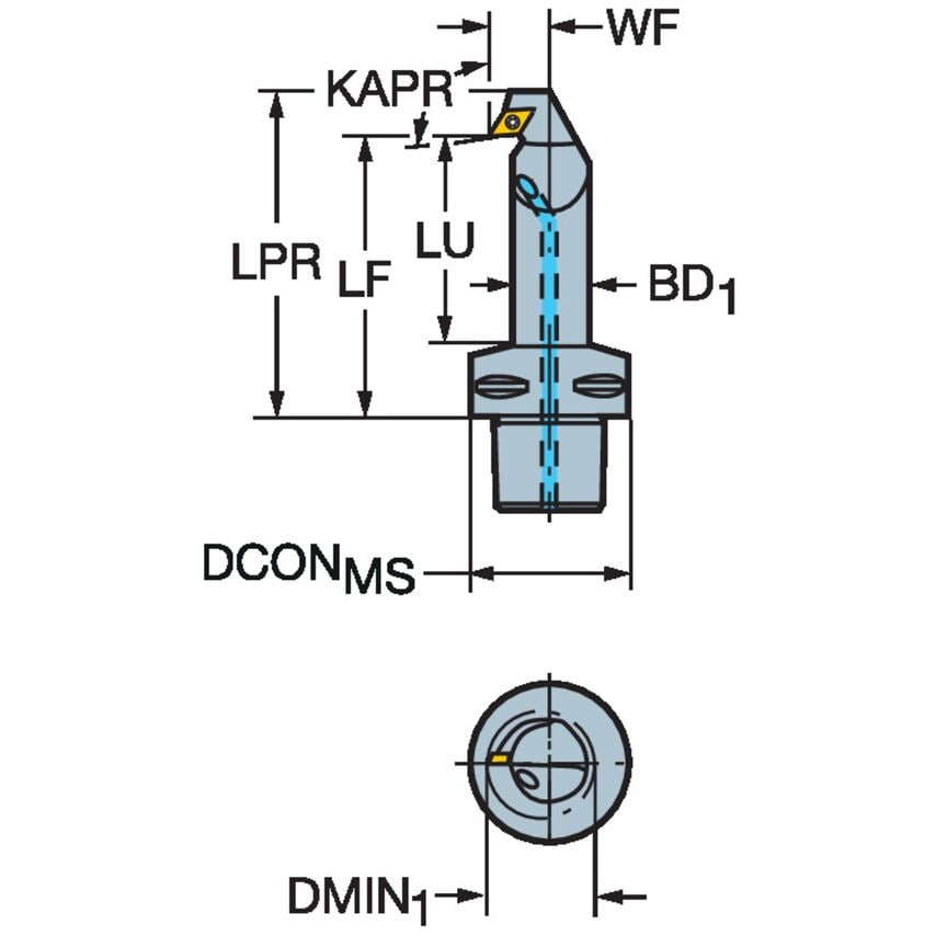 C5-SDUCL-18090-07X Cutting Unit for Back Boring