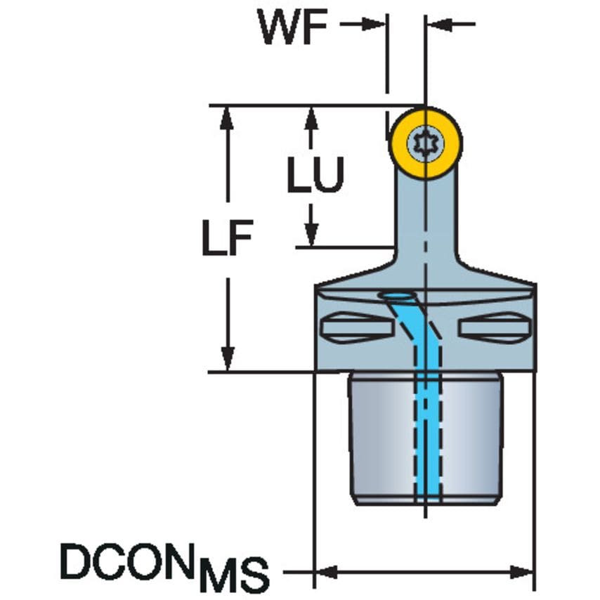 C5-SRDCN-00060-12A CoroTurn 107 Cutting Unit