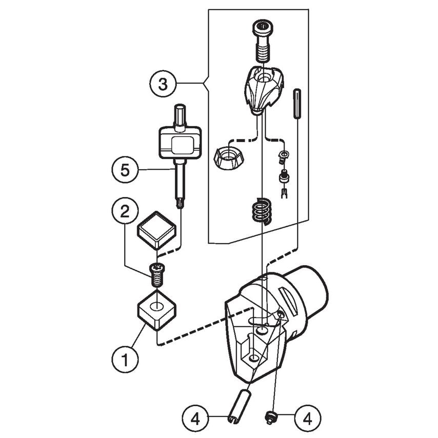 C6-CSDNN-00065-15-4 Cutting Unit for Turning
