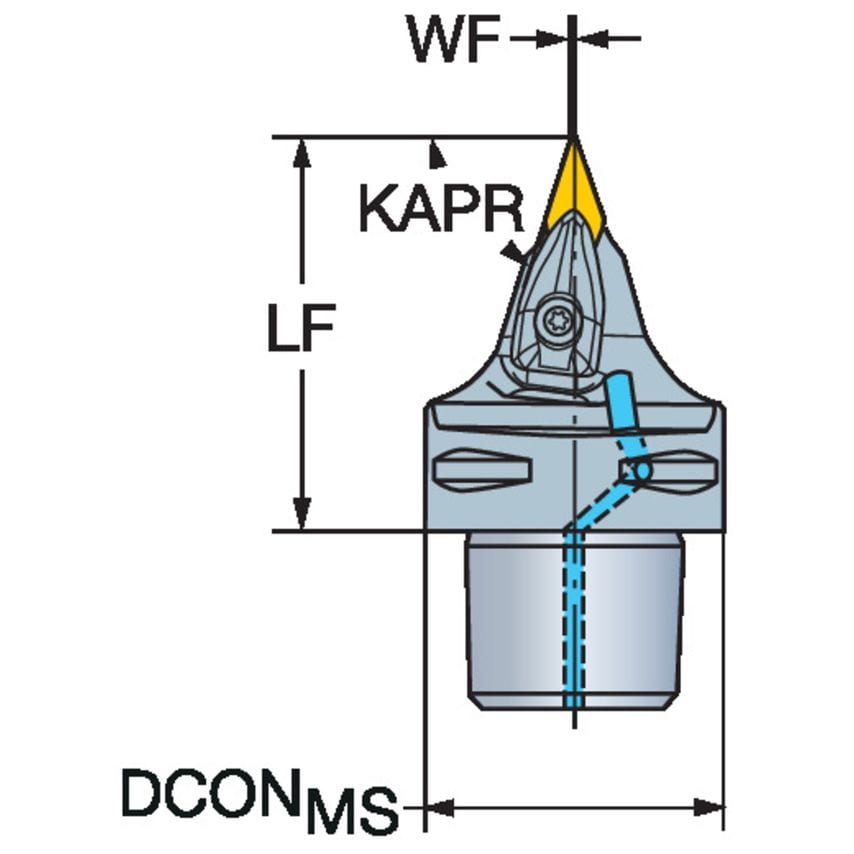 C6-DVVNN-00065-16 T-Max P Cutting Unit