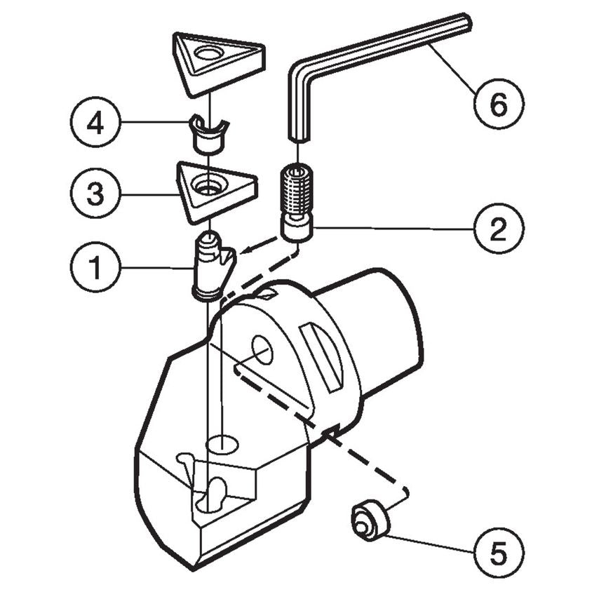 C6-PCRNL-35065-19 Cutting Unit for Turning