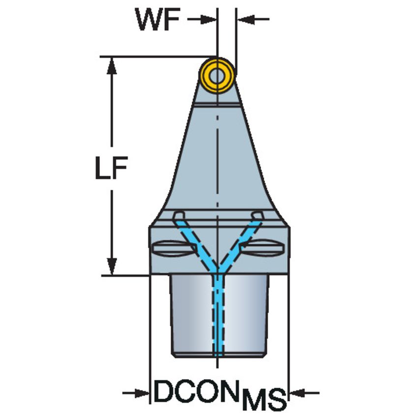 C6-SRDCN-00100-10 CoroTurn 107 Cutting Unit