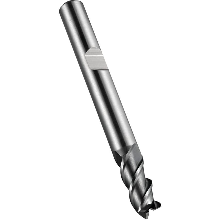 C907 8.00mm Hss-E-Pm Alcrona Prim Ax STD Length End Mill DIN 844 K