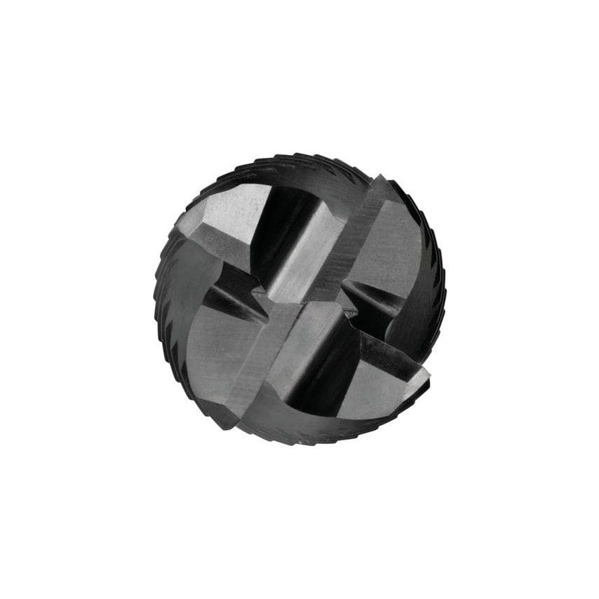 C908 14.00MM HSS-E Flatted Shank Multi Flute Roughing End Mill - Alcrona Coated DIN 844 K