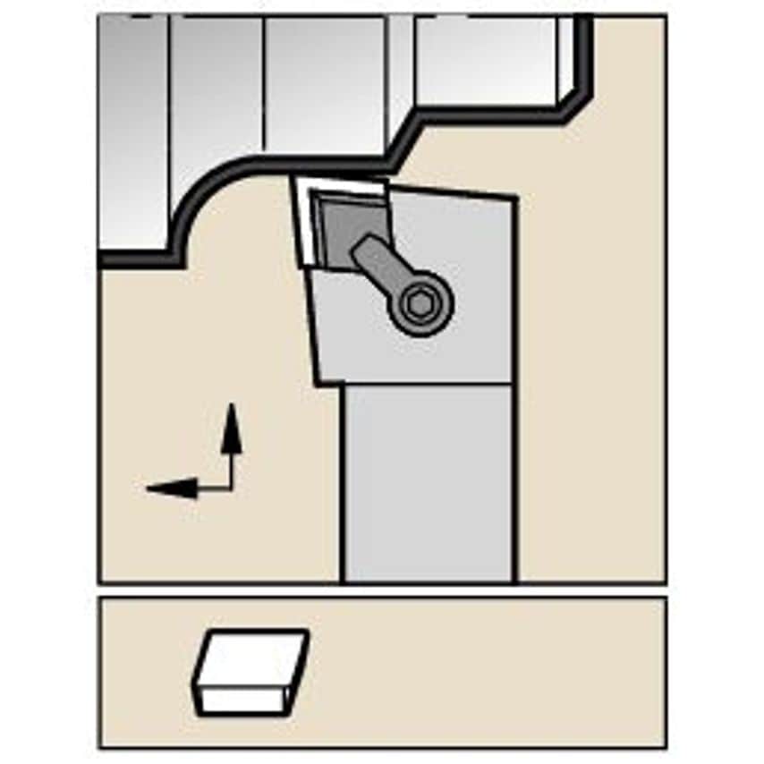 CCLPL124B C Clamping Holder W0.75 L4.50