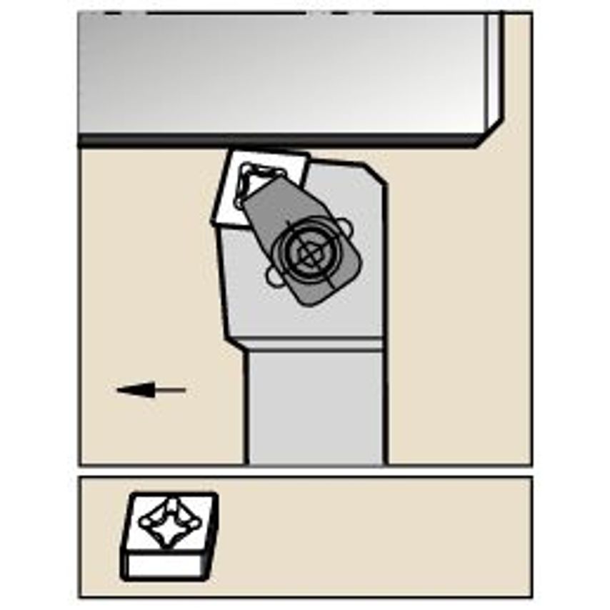 CCRNL2525M12-MN7 C Clamping Holder W25, 0MM L150
