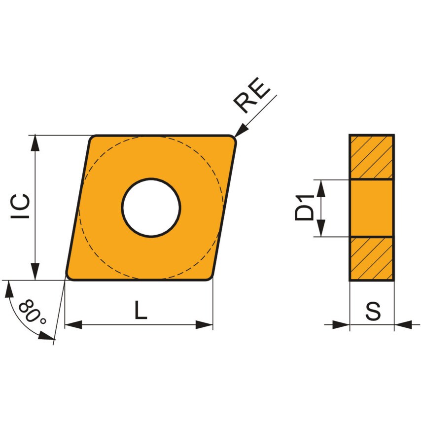 CNGG 120402E-SF Insert Grade T8430