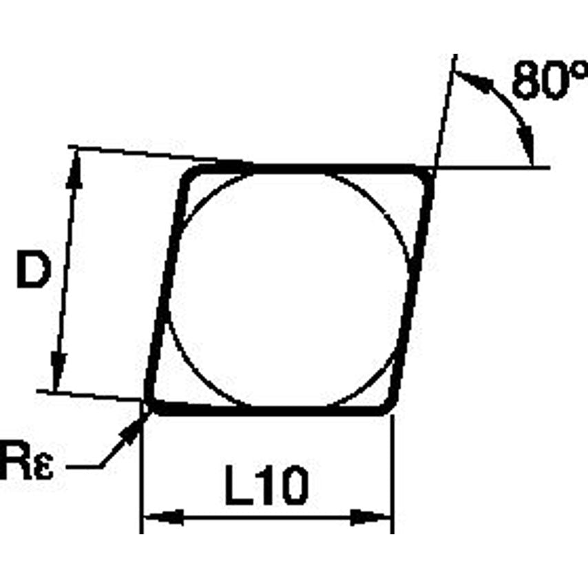 CNGN120412S02020 ANSI/ISO Turning Insert CN..