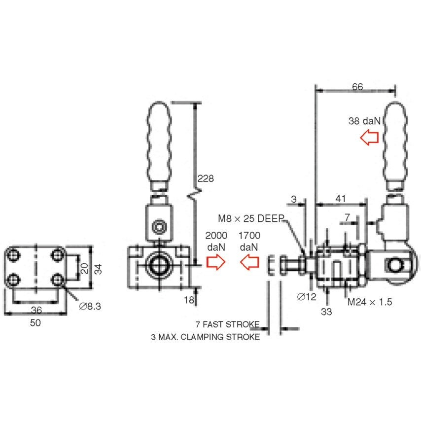 CP2000L Cam Clamp