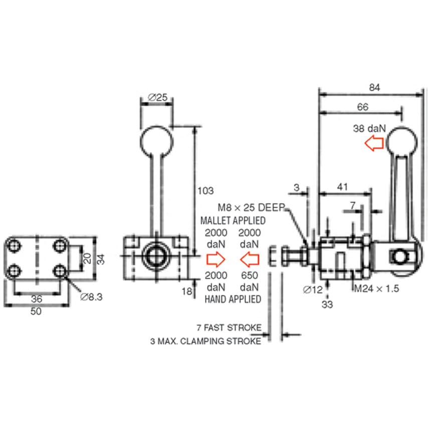 CP2000 Cam Clamp