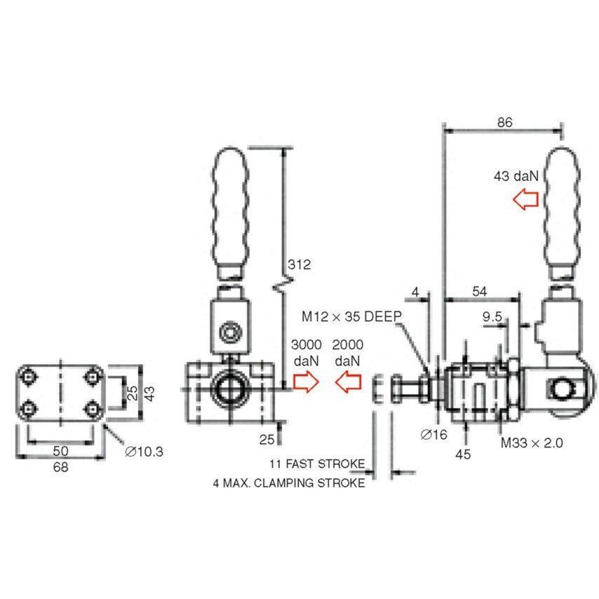 CP3000L Cam Clamp