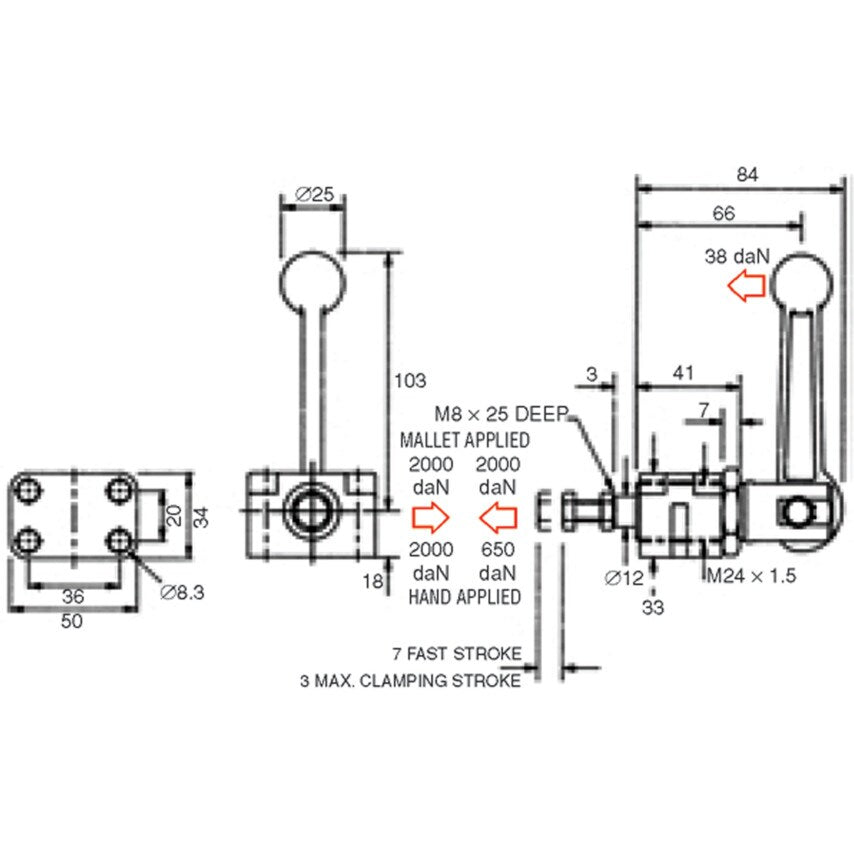 CP3000 Cam Clamp