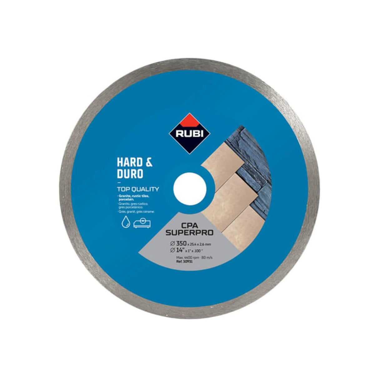 CPA350 Continuous Rim Diamon Blade - 350mm
