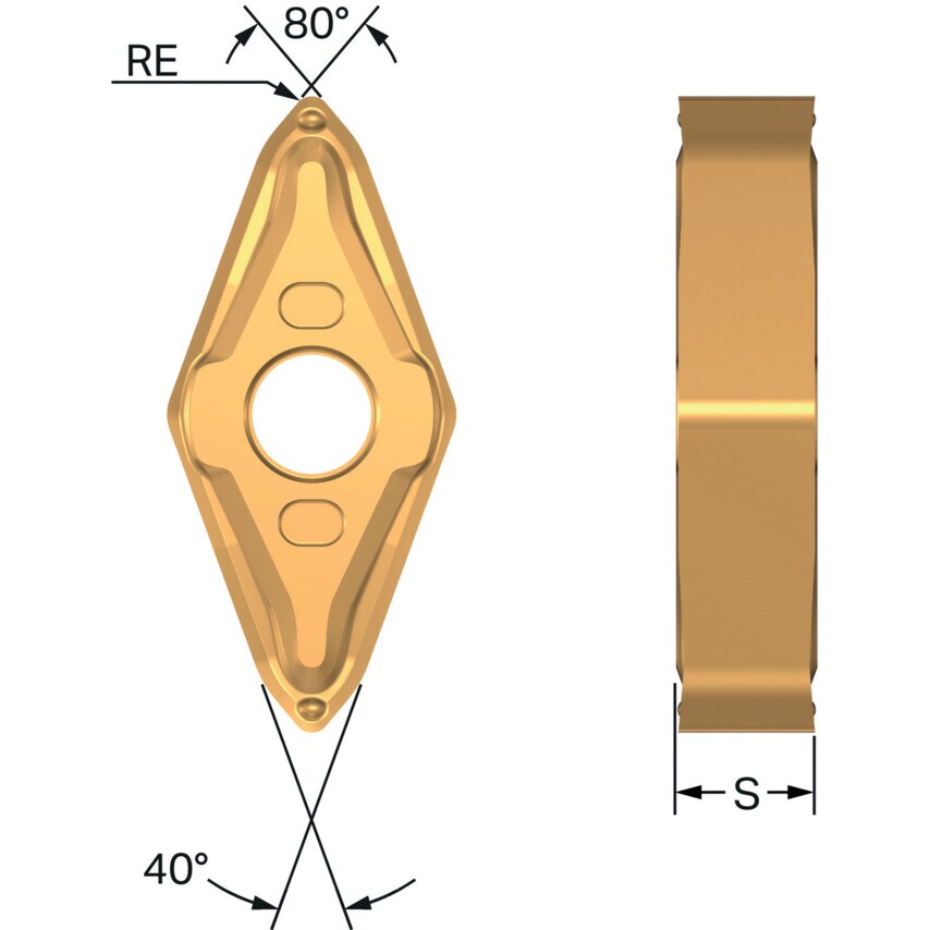 CP-B1208D-L4W 4425 Prime Insert for Turning